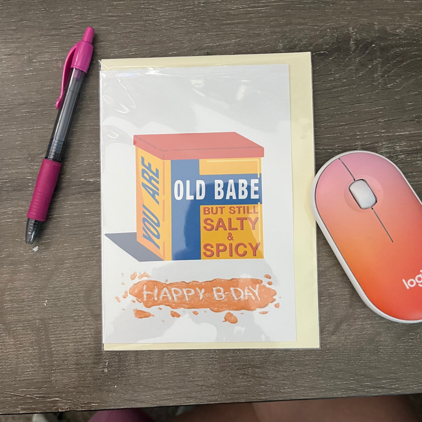 Old Babe Birthday Card