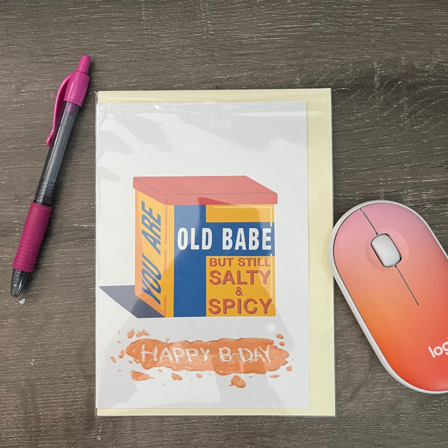 Old Babe Birthday Card