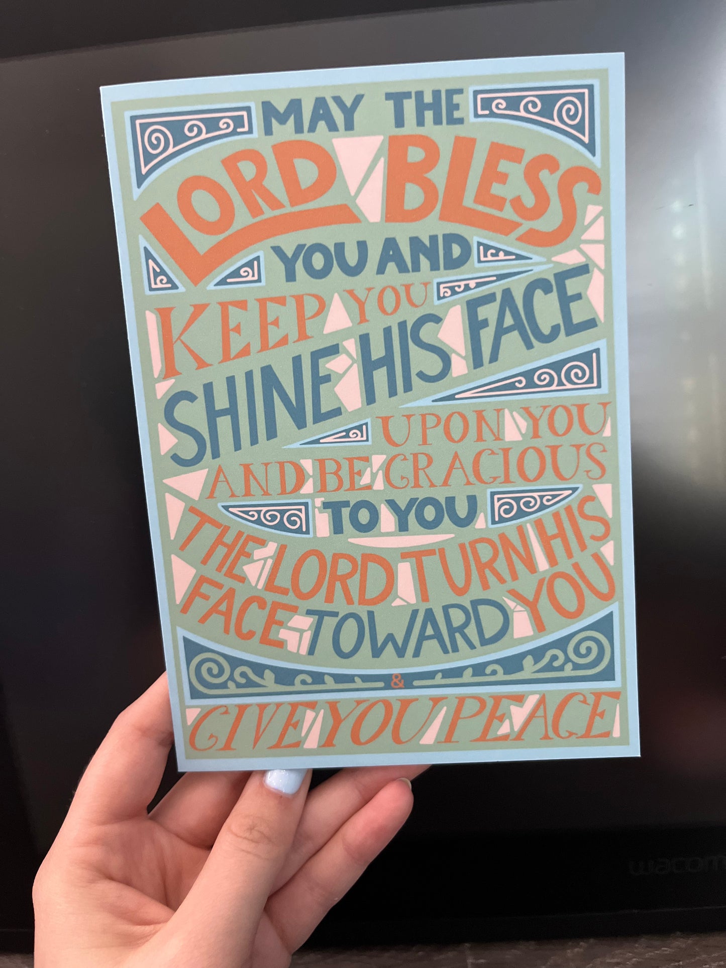 May the Lord Bless You Card