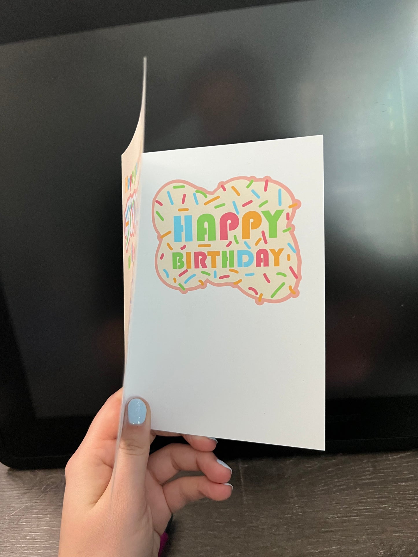 Happy Birthday Cupcake Card