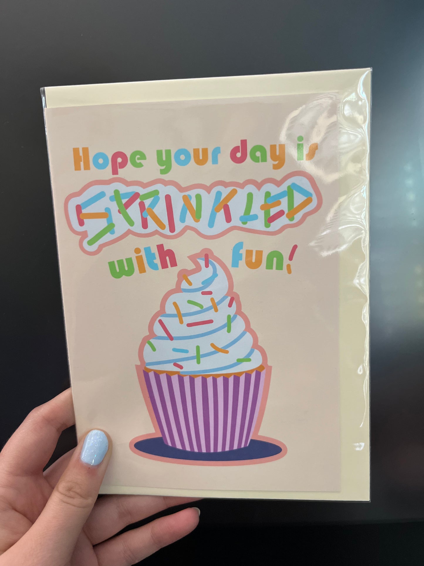 Happy Birthday Cupcake Card
