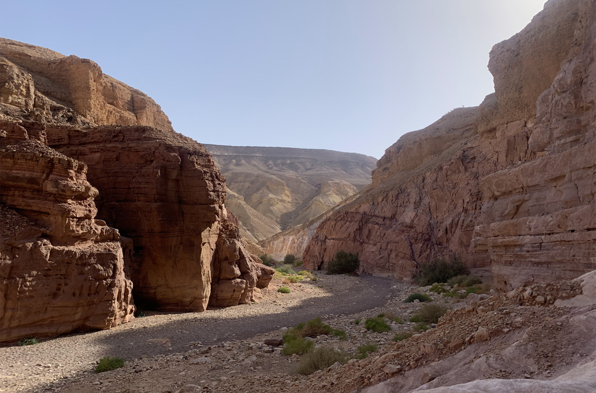 Photo of the red canyon in Israel